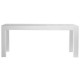 JUT Vondom rectangular de la Mesa 180 mesa blanco