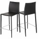 Lot de 4 Chaises Plan de Travail Noire KosyForm