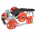 Leg Curl macchina PLLC Steelflex carico piastra