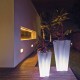 Conjunto de 2 potes luminosos bye adeus Vondom levou altura branca 70 e 100