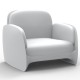 Sillón VONDOM Lounge Pezzettina White MAT