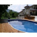 Oval Pool Azuro Luxury PoolMarina Freestanding or Buried 9.1x4.6x1.2