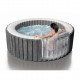 Spa inflable Intex Baltik Bubbles Lujo Gris Cerusé 4 Lugares