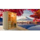 Gaïa Nova sauna all'aperto a 6 posti con stufa Harvia 8 kW