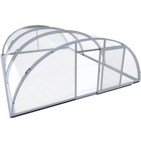 Abri de Piscine en Aluminium et Polycarbonate 514x1066x178 Abrilios