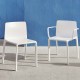 Lot de 4 chaises Vondom Kes blanc