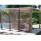 Lâminas orientables bioclimáticas pergola 11 m2 e lateral view breaker 3 m