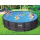 Altalena Piscina Elite Round Design rattan 427x107