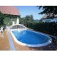 Oval pool Ibiza Azuro 10x416 H150 with Sand Filter