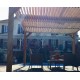 Habrita wooden pergola 341x313x217 with removable suction cups on Roof