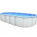 Piscina elevada TOI Ibiza Oval 730x366x132 con kit blanco completo