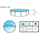 Above ground pool TOI Magnum round 460x132 Compact Anthracite