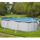 Piscina acima do solo TOI Magnum oval 640x366xH132 Compact Branco