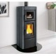 Stufa a legna con forno Nordica Extraflame Ester Evo 9.5kW pietra naturale