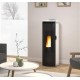 Pelletkachel La Nordica Extraflame Luisella 5kW smal geventileerd Bordeaux