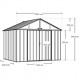 Metal Garden Shed Habrita 299x249x h249 Double sloped roof