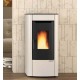 Belüfteter Pelletofen La Nordica Extraflame Sabry Prestige Line 7kW Elfenbein