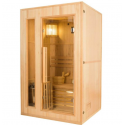 Sauna a vapor Zen 2 lugares Pacote completo 3.5kW França Sauna