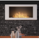 Infire Murall 1200 Bioethanol Fireplace with Glass 3 kW White