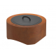 Braséro en Acier Round Corten 70 cm Infire