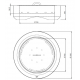 Braséro en Acier Round Corten 70 cm Infire