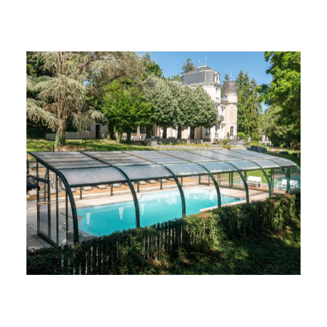 Mid-height pool enclosure Abrisol Tabarca Fixed veranda 12.9x550m