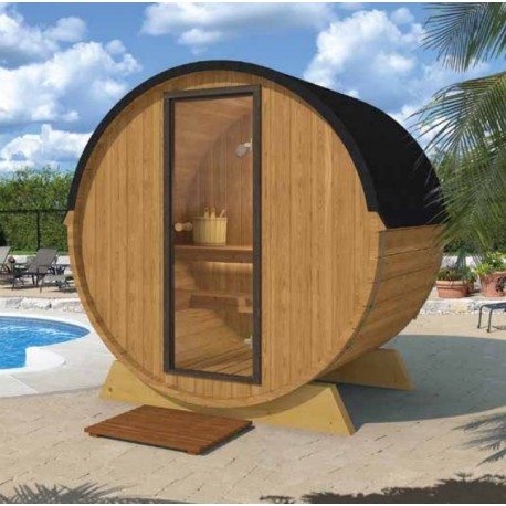 Buiten Sauna Terras 2 tot 5 personen Thermodood VerySpas