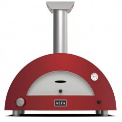 Moderno 1 Forno de Pizza Alfa Forni com Madeira Vermelha Antiga