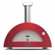 Moderno 3 Alfa Forni Pizzaofen mit antikem rotem Holz