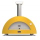 Moderno 3 Alfa Forni Pizzaofen mit antikem rotem Holz