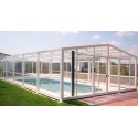 Abri sol Columbrette Copertura per piscina alta Veranda fissa 10x5m