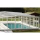 Abri sol Columbrette Copertura per piscina alta Veranda fissa 10x5m