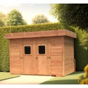 Wooden Garden Shed Dinan 3.4x4.4 Habrita 14.8m2