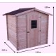 Gartenhaus aus Holz Dublin 2,1x2 Habrita 4,3m2