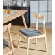 Set of 4 May VeryForma Natural Solid Wood Chairs and Wood Legs