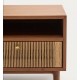 Wooden Bedside Table and Rope Drawer 51x45 Ela VeryForma