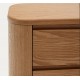 Ash Wood Nightstand and Drawer 55x50 Saly VeryForma