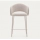 Set of 2 Aina VeryForma Beige and Metal High Stools