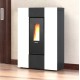 La Nordica Extraflame Marilena Plus AD 8kW Narrow Pellet Stove Black