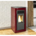 Ferlux Nerea 10 kW Stufa a Pellet Rosso Imperiale