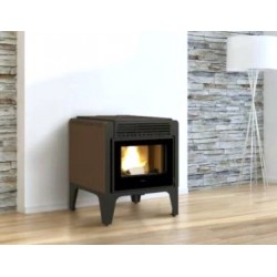 Ferlux Ares Stufa a Pellet 10 kW Vintage Marrone