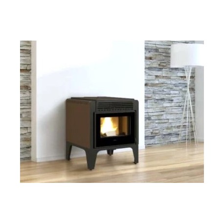 Ferlux Ares Stufa a Pellet 10 kW Vintage Marrone