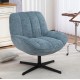 Fauteuil Ena tissu Bleu Pivotant VeryForma