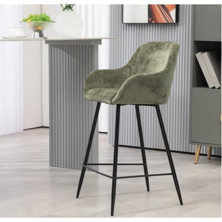 Set van 2 ibis stoelen Werkblad Khaki chenille stof VeryForma