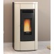 Fogão a pellets ventilado La Nordica Extraflame Klaudia 8kW Ivory