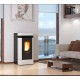 Poêle à granulés canalisé La Nordica Extraflame Lucia 12 kW Taupe