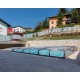 Linea Flat Copertura Piscina Abrilios Telescopica per Piscina 600x300